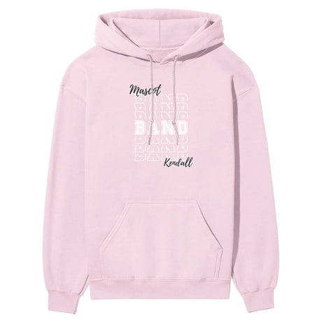 Custom Band on a Sweatshirt With Mascot and Musician Name on a Hoodie