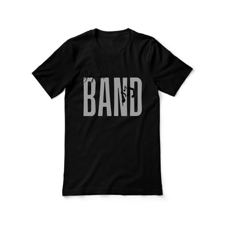 Personalized Band Shirt With Modern Bold Design on a Unisex T-Shirt