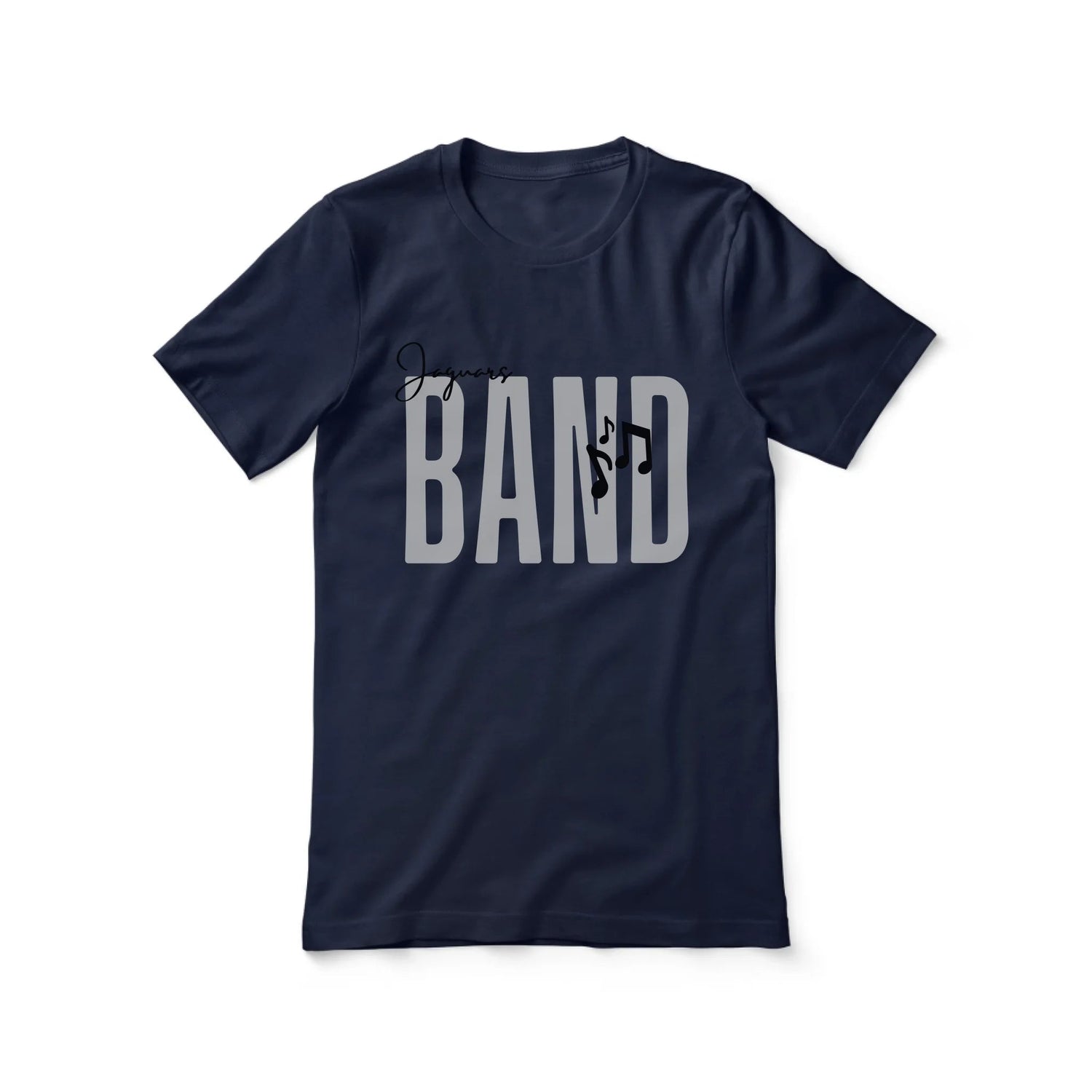 Personalized Band Shirt With Modern Bold Design on a Unisex T-Shirt