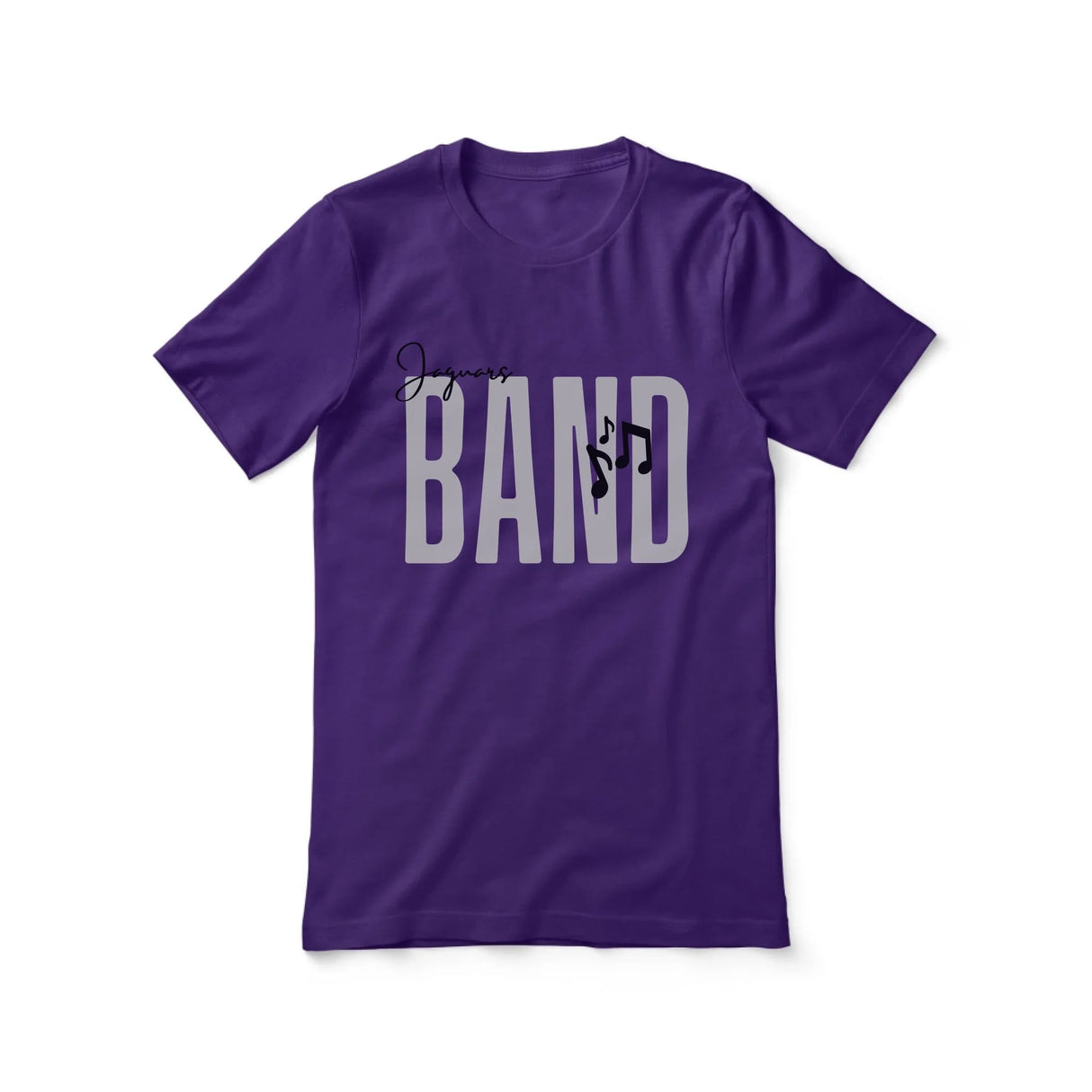Personalized Band Shirt With Modern Bold Design on a Unisex T-Shirt