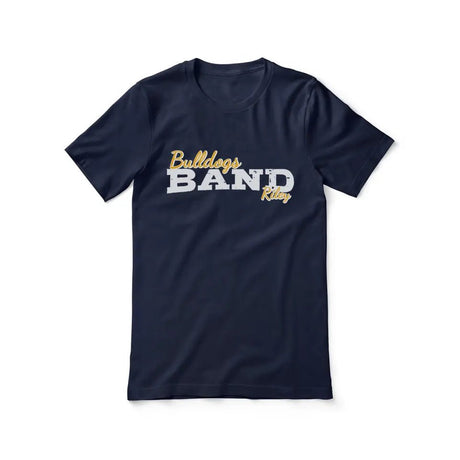 Custom Band Mascot and Musician Name on a Unisex T-Shirt with a White Graphic