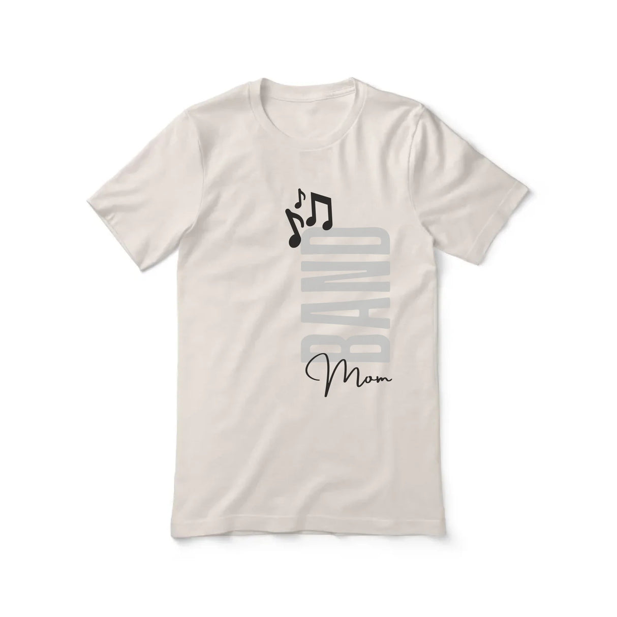 Personalized Band Mom Shirt With Mascot, Icon, and Musician Name on a Unisex T-Shirt
