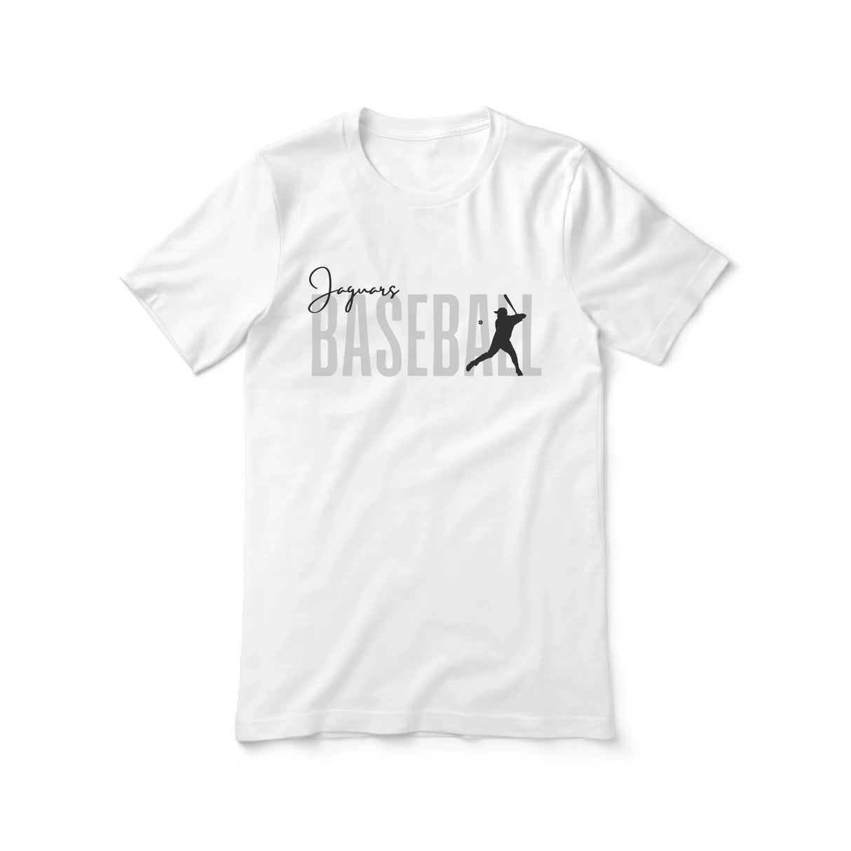 Personalized Baseball Shirt With Modern Bold Design on a Unisex T-Shirt
