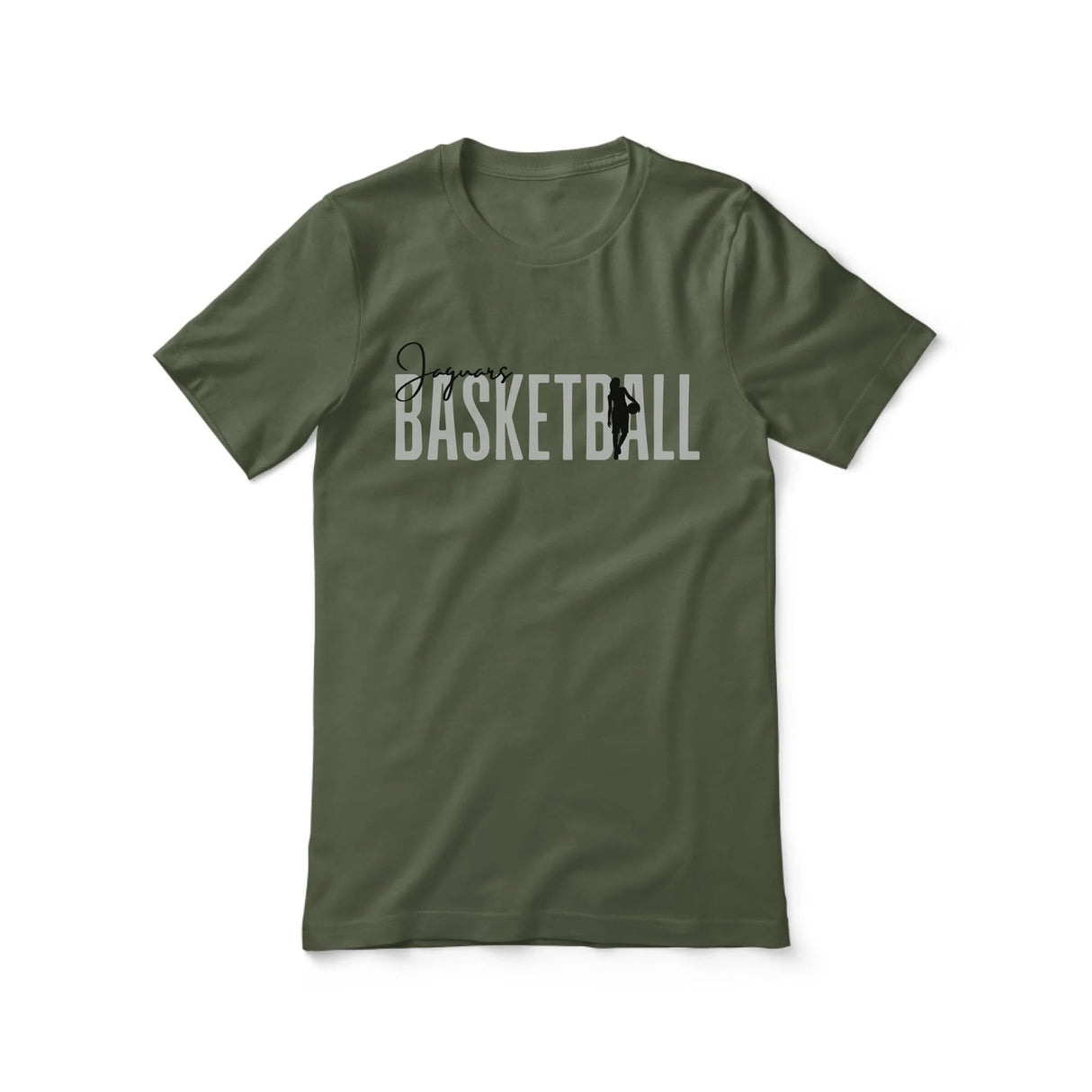 Personalized Basketball Shirt With Modern Bold Design on a Unisex T-Shirt