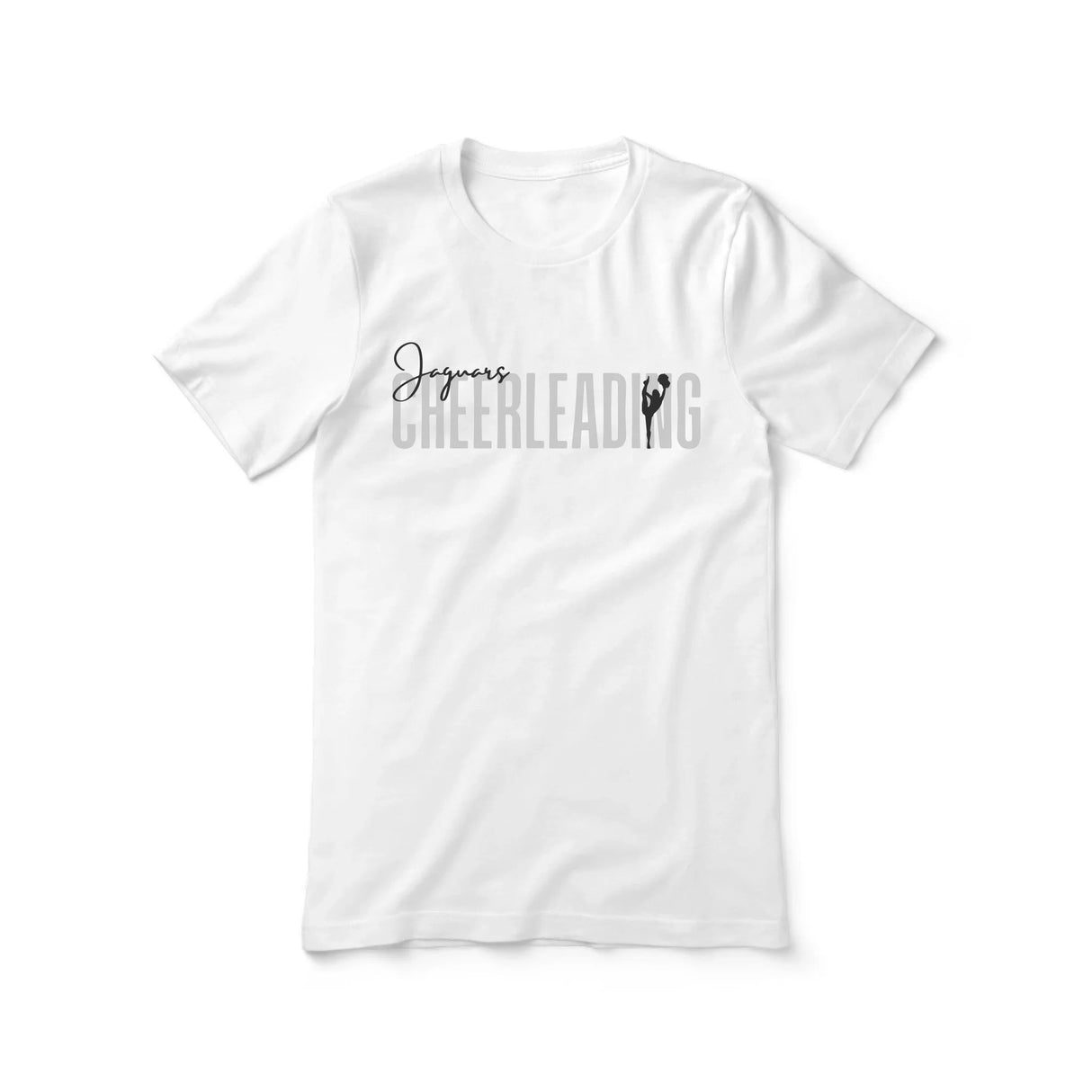 Personalized Cheer Shirt With Modern Bold Design on a Unisex T-Shirt