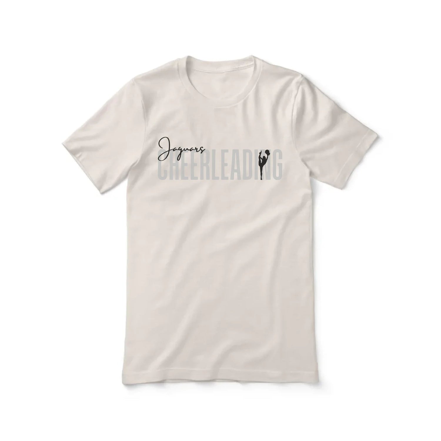 Personalized Cheer Shirt With Modern Bold Design on a Unisex T-Shirt