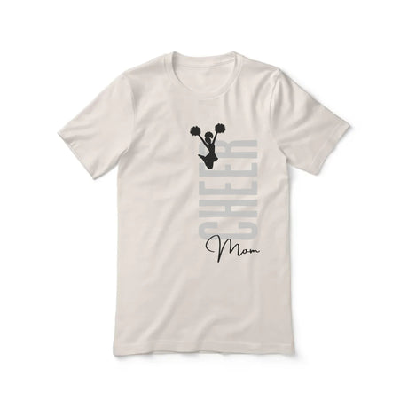 Personalized Cheer Mom Shirt With Mascot, Icon, and Cheerleader Name on a Unisex T-Shirt