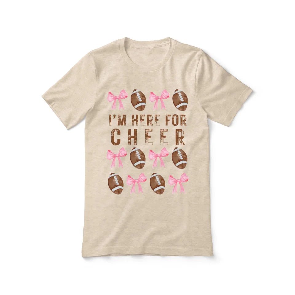 I'm Here for Cheer on a Unisex T-Shirt