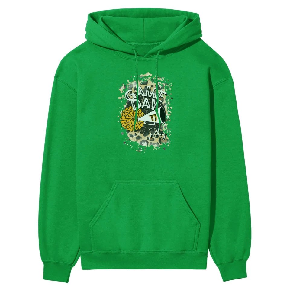 Custom Game Day Cheer Graphic on a Hoodie