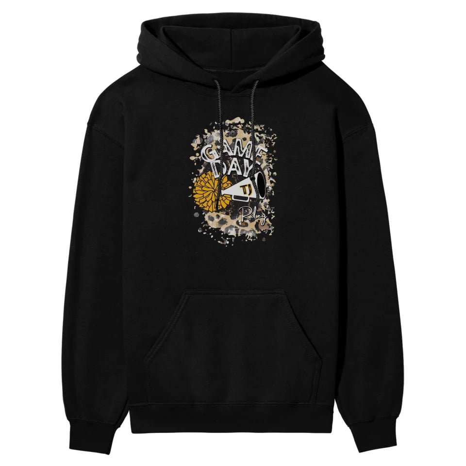 Custom Game Day Cheer Graphic on a Hoodie