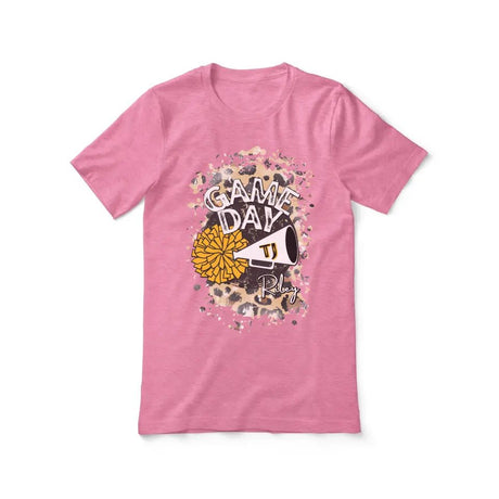 Custom Game Day Cheer Graphic Tee on a Unisex T-Shirt