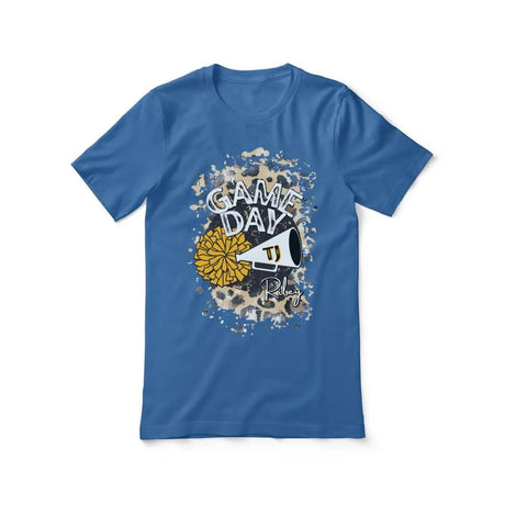 Custom Game Day Cheer Graphic Tee on a Unisex T-Shirt