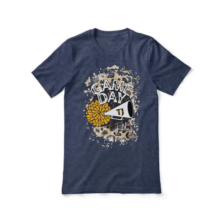Custom Game Day Cheer Graphic Tee on a Unisex T-Shirt