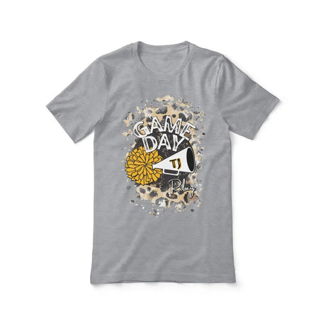 Custom Game Day Cheer Graphic Tee on a Unisex T-Shirt