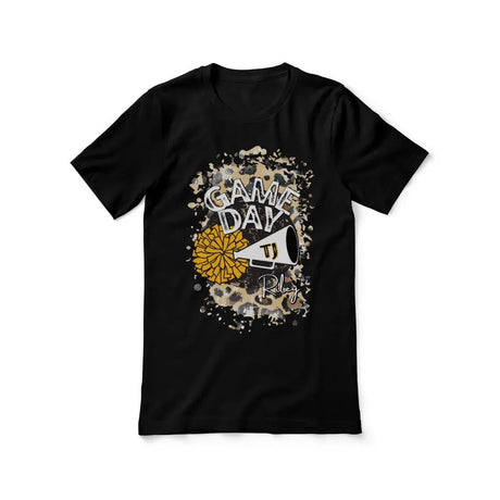 Custom Game Day Cheer Graphic Tee on a Unisex T-Shirt