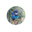 Custom Cross Country Runner Photo on a Button