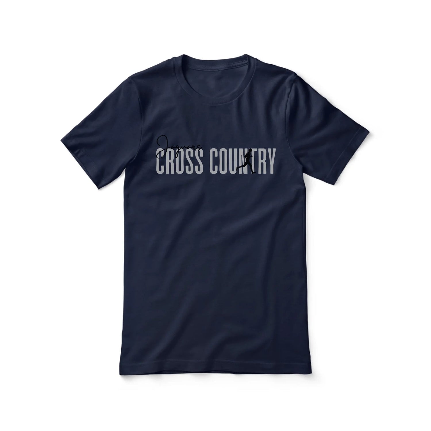 Personalized Cross Country Shirt With Modern Bold Design on a Unisex T-Shirt