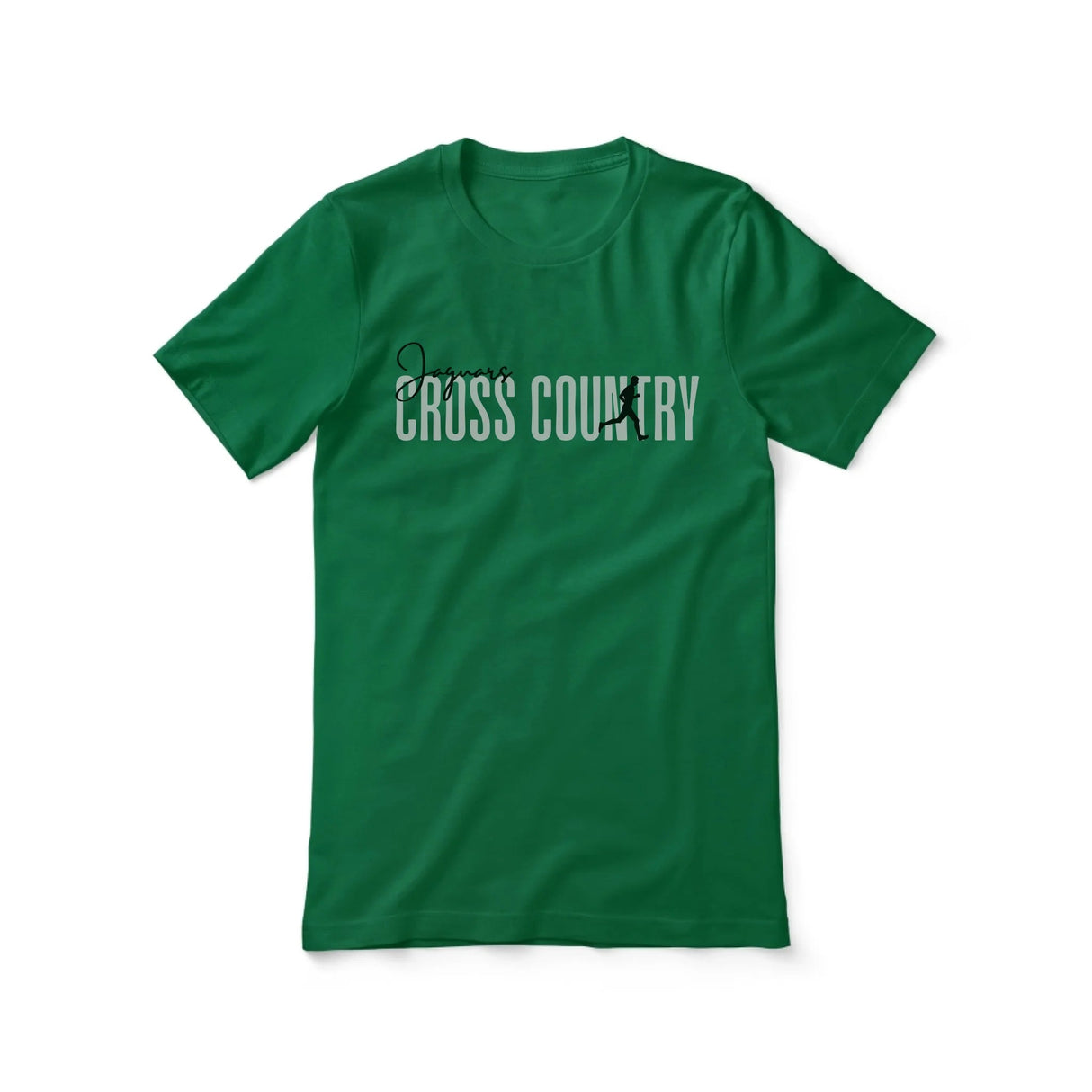Personalized Cross Country Shirt With Modern Bold Design on a Unisex T-Shirt