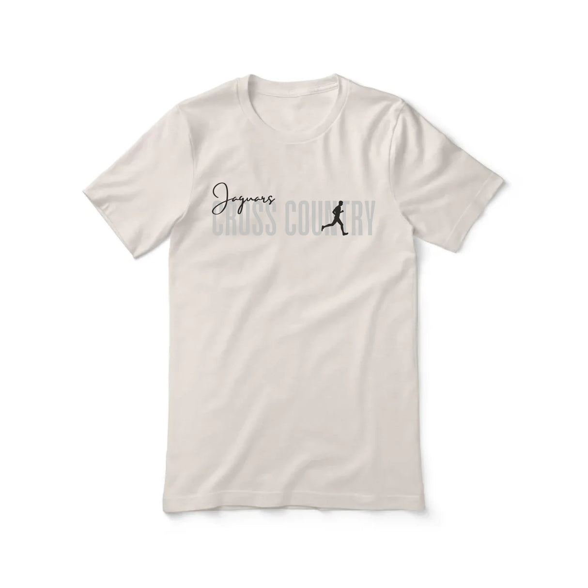 Personalized Cross Country Shirt With Modern Bold Design on a Unisex T-Shirt