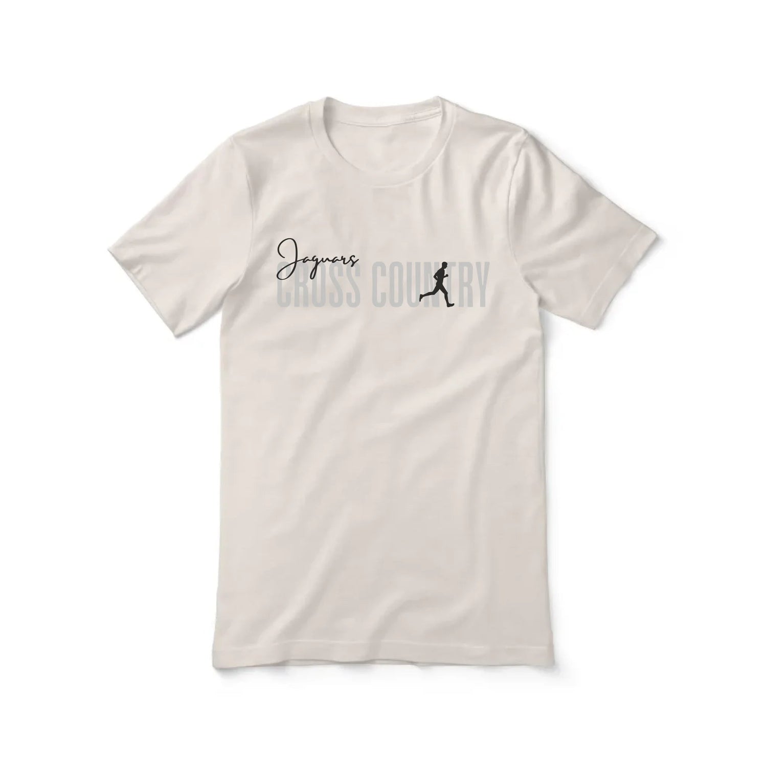 Personalized Cross Country Shirt With Modern Bold Design on a Unisex T-Shirt