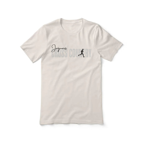 Personalized Cross Country Shirt With Modern Bold Design on a Unisex T-Shirt