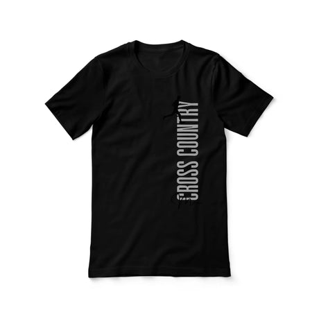 Personalized Cross Country Mom Shirt With Mascot, Icon, and Cross Country Runner Name on a Unisex T-Shirt