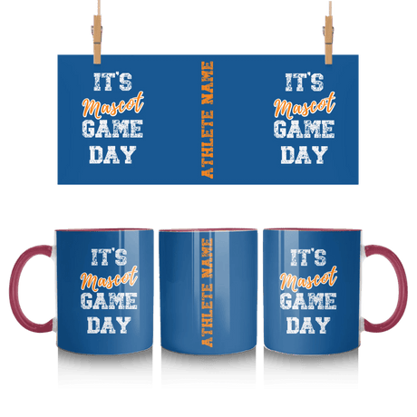 Custom It's Game Day Mug With Mascot