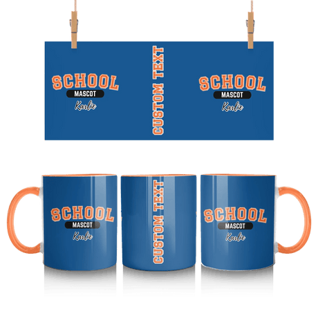 Custom School Spirit Mug With School and Mascot With Classic Design