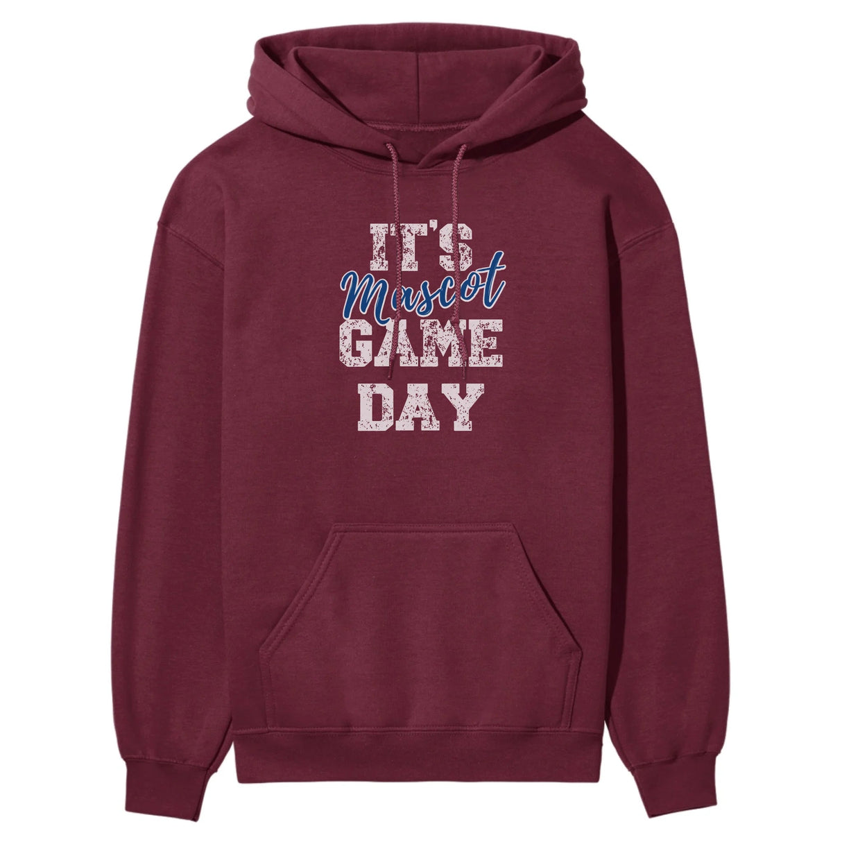 Custom It's Game Day on a Hoodie With Mascot on a Hoodie