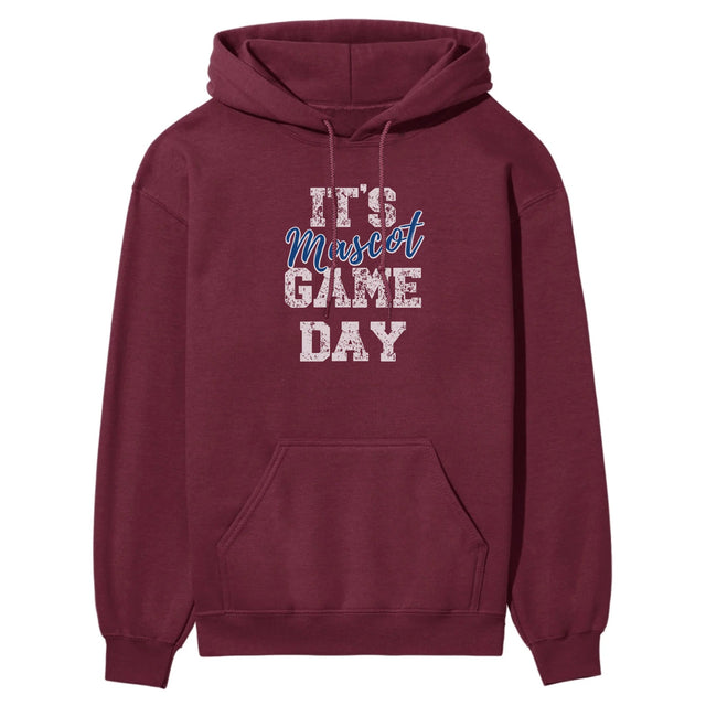 Custom It's Game Day on a Hoodie With Mascot on a Hoodie