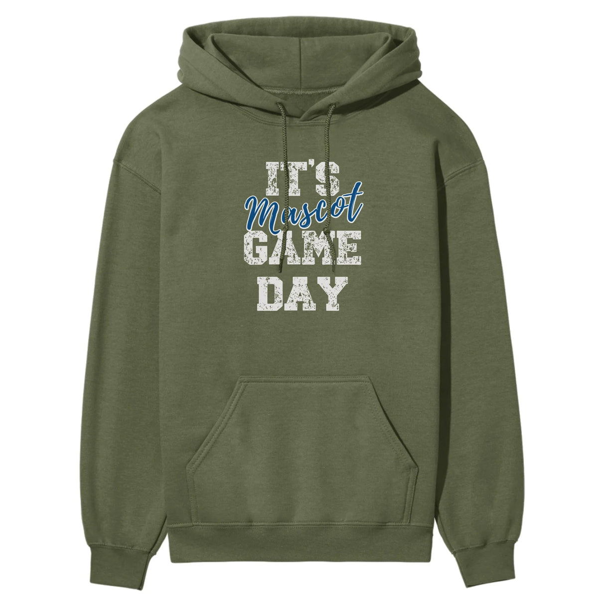 Custom It's Game Day on a Hoodie With Mascot on a Hoodie