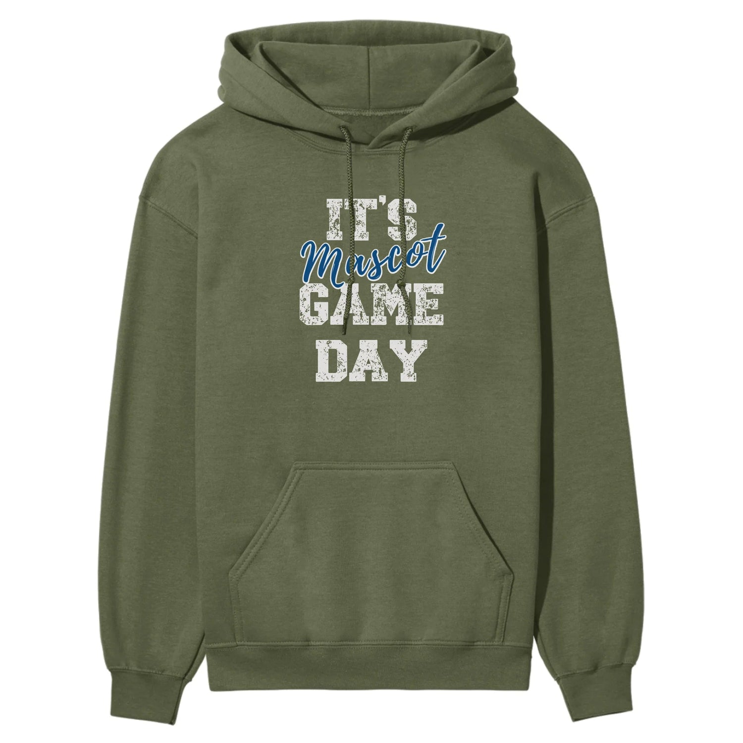 Custom It's Game Day on a Hoodie With Mascot on a Hoodie