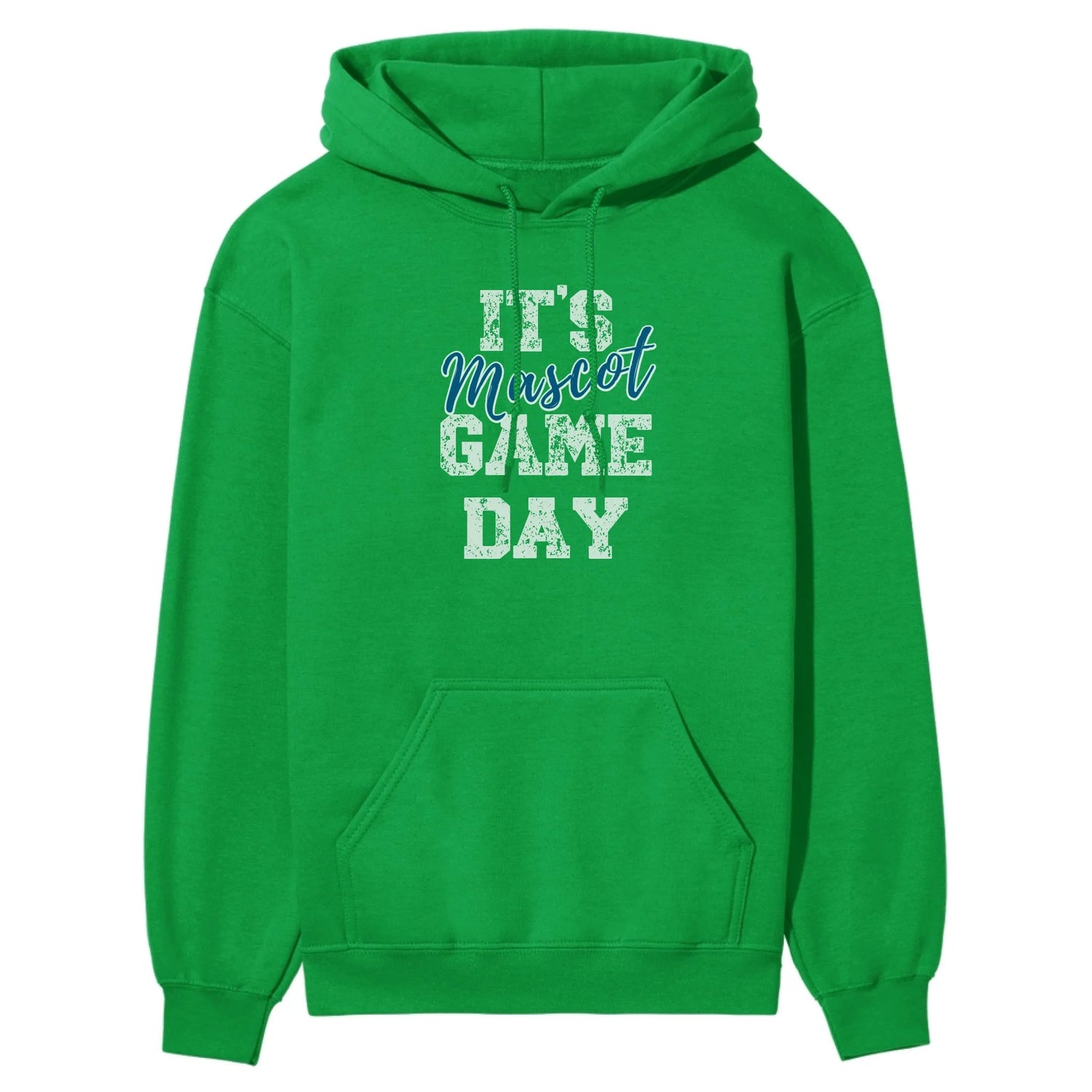 Custom It's Game Day on a Hoodie With Mascot on a Hoodie