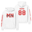 Custom School Mascot on a Hoodie With Initials and Mascot Name on a Hoodie