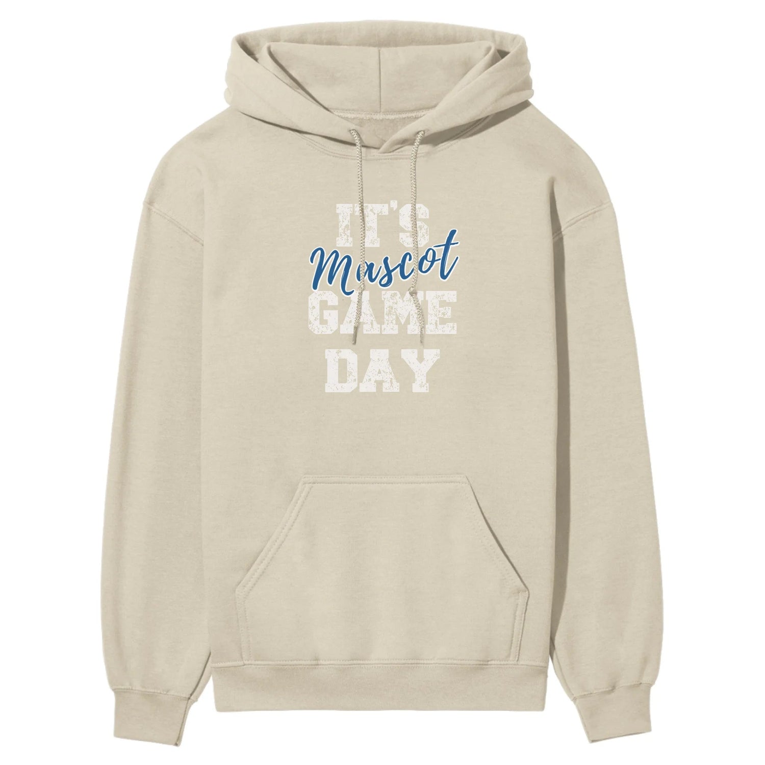 Custom It's Game Day on a Hoodie With Mascot on a Hoodie