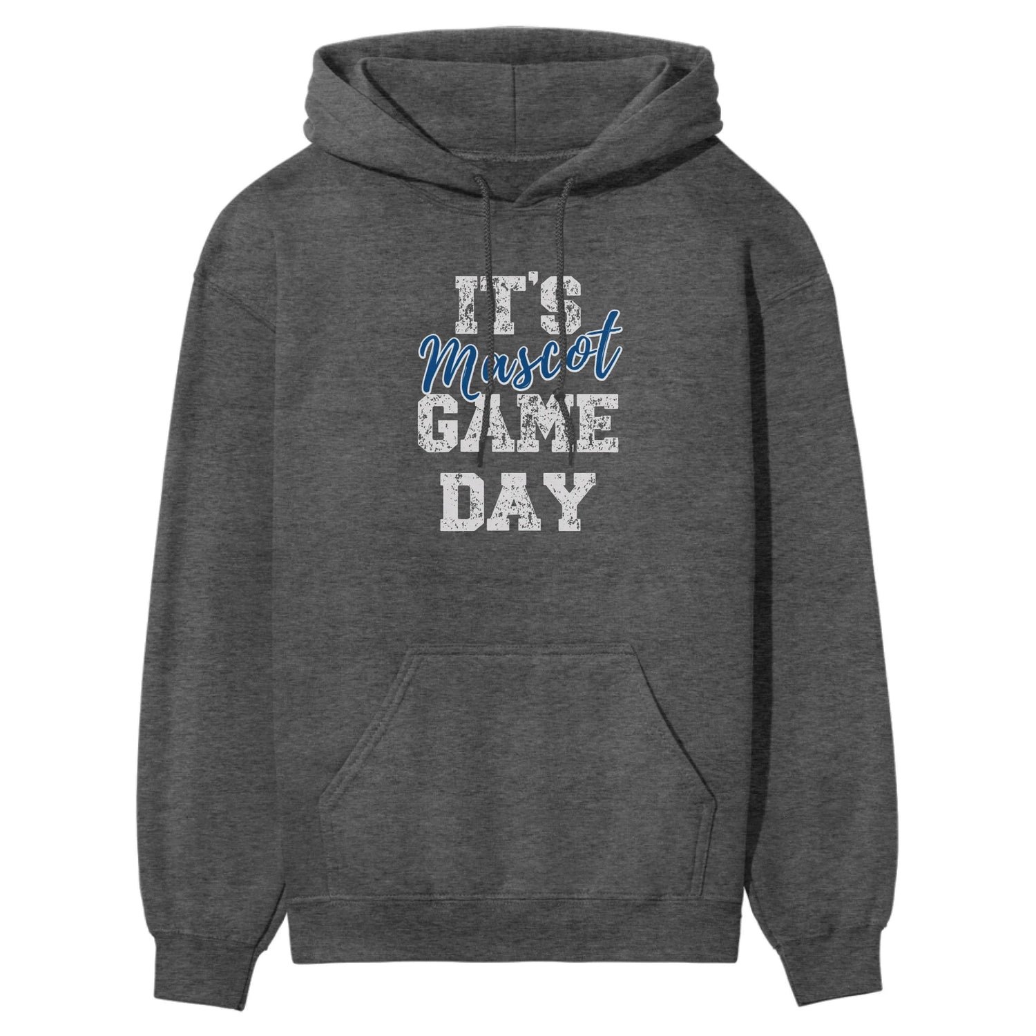 Custom It's Game Day on a Hoodie With Mascot on a Hoodie