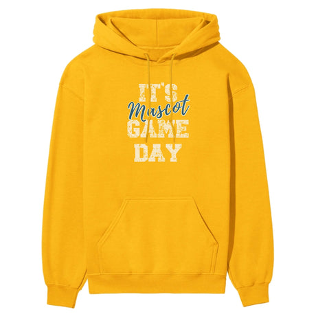 Custom It's Game Day on a Hoodie With Mascot on a Hoodie