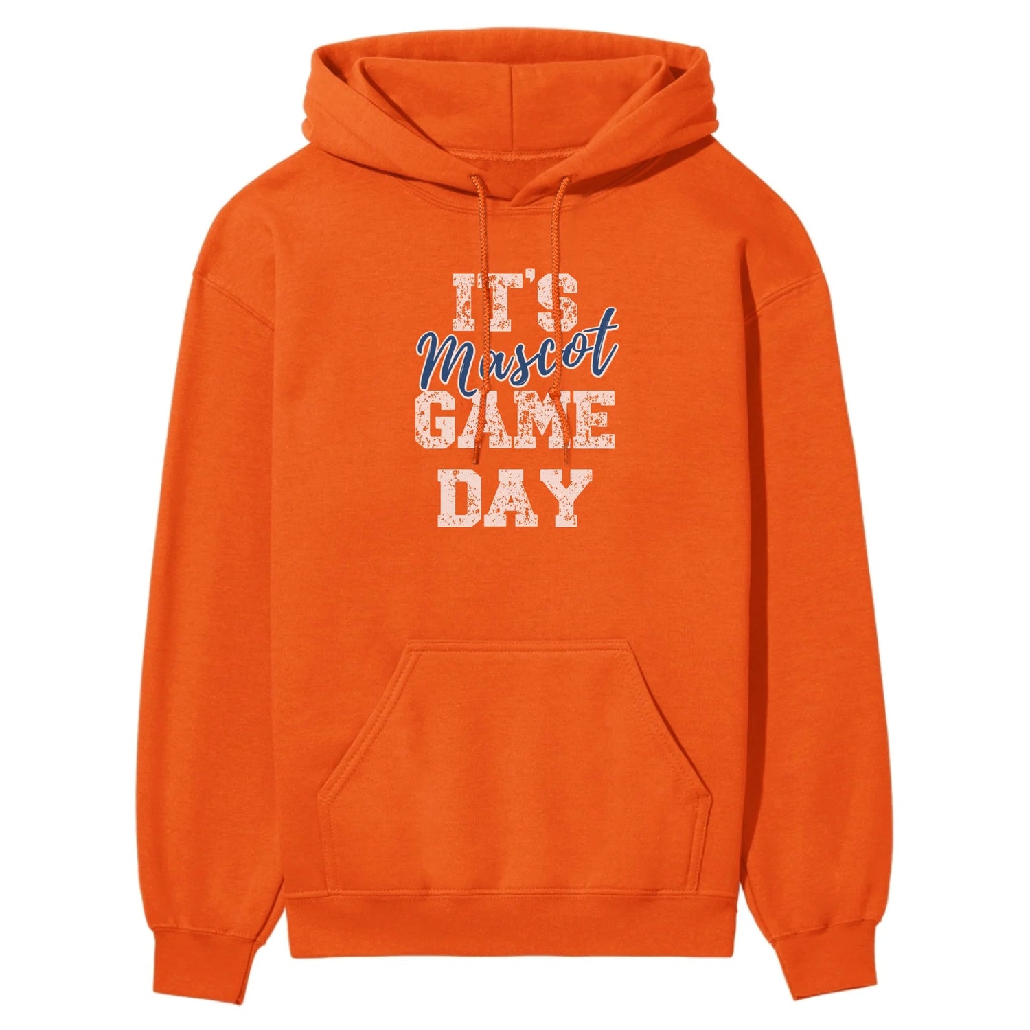 Custom It's Game Day on a Hoodie With Mascot on a Hoodie