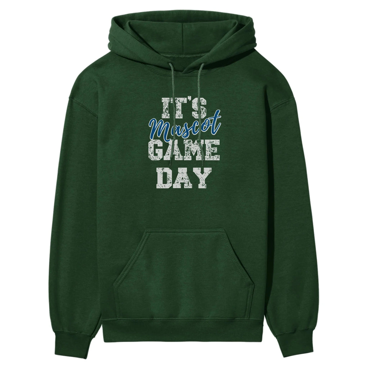 Custom It's Game Day on a Hoodie With Mascot on a Hoodie