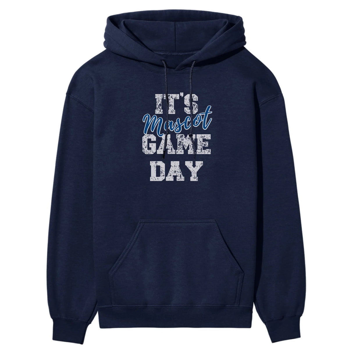 Custom It's Game Day on a Hoodie With Mascot on a Hoodie