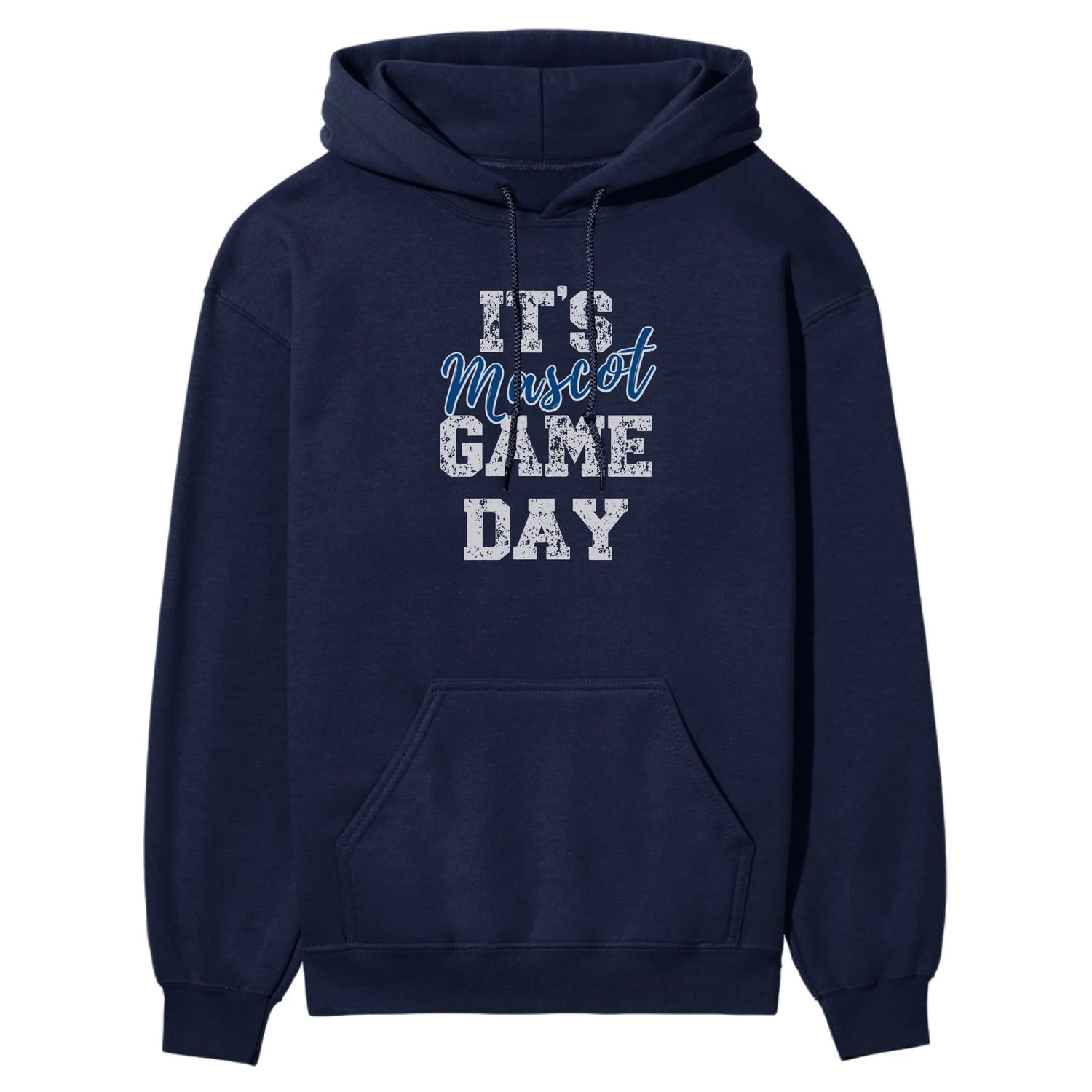 Custom It's Game Day on a Hoodie With Mascot on a Hoodie