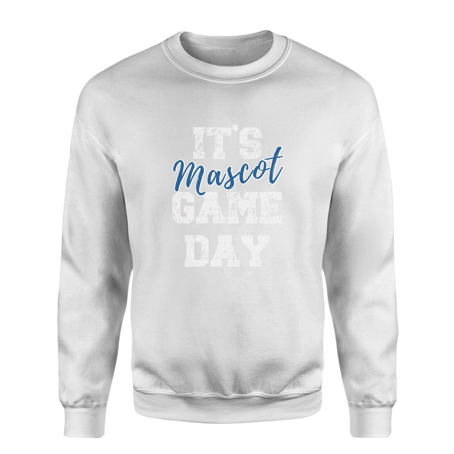 Custom It's Game Day on a Sweatshirt With Mascot on a Sweatshirt