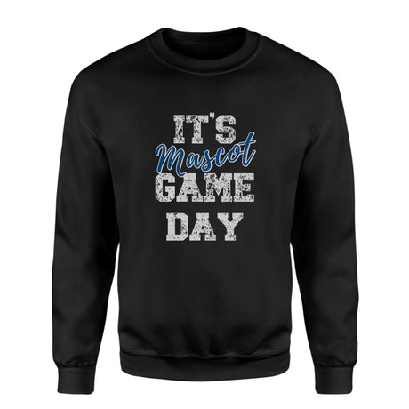 Custom It's Game Day on a Sweatshirt With Mascot on a Sweatshirt