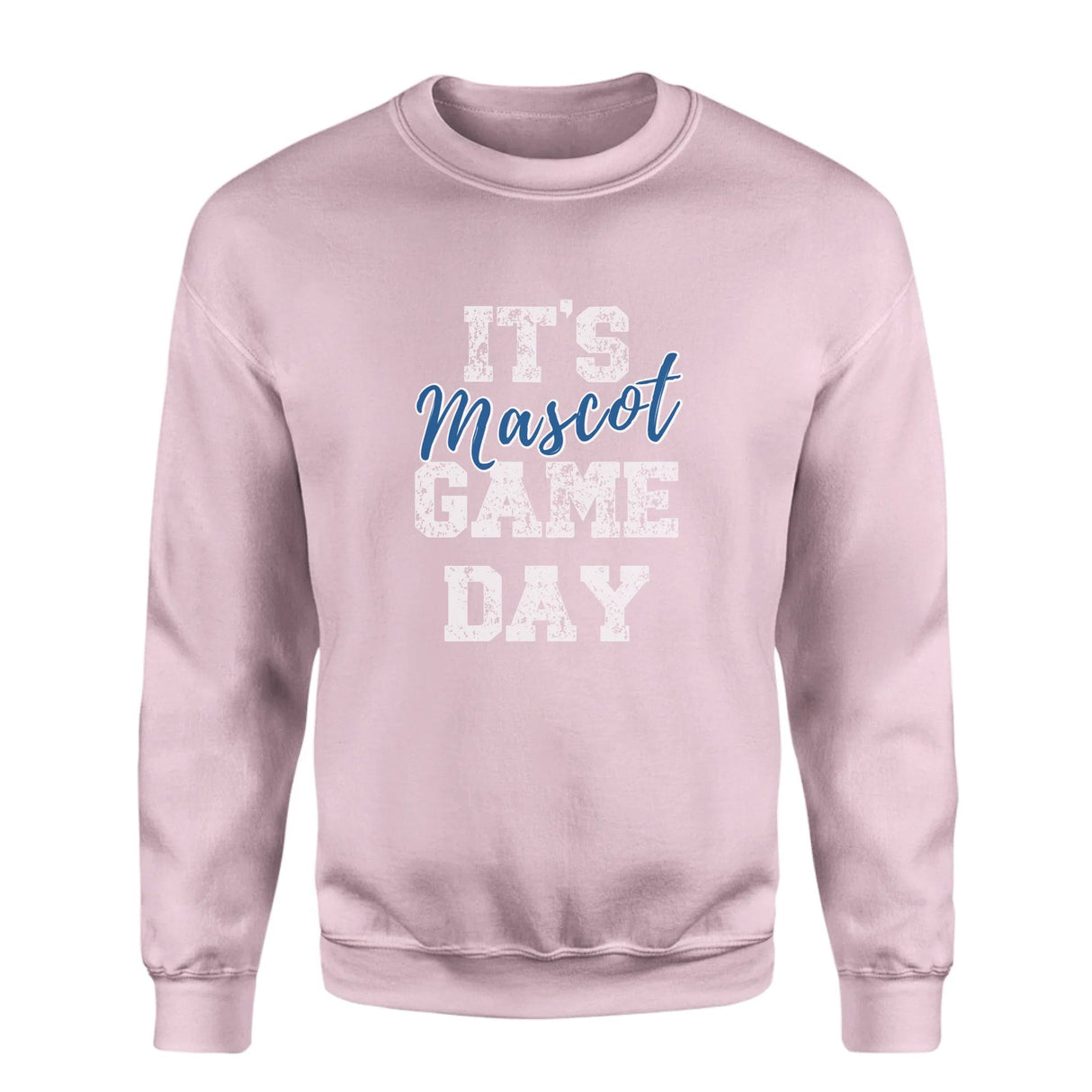 Custom It's Game Day on a Sweatshirt With Mascot on a Sweatshirt
