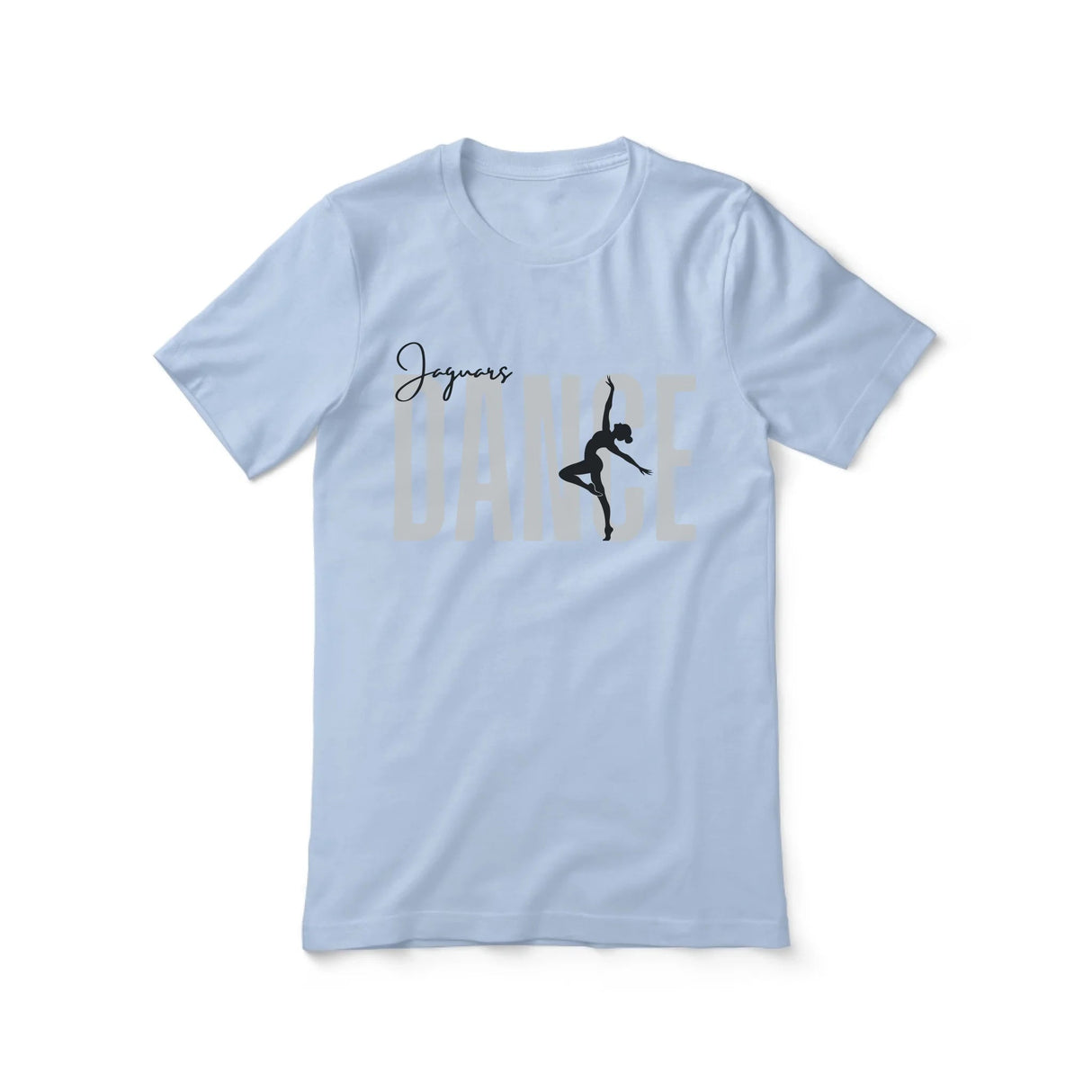 Personalized Dance Shirt With Modern Bold Design on a Unisex T-Shirt