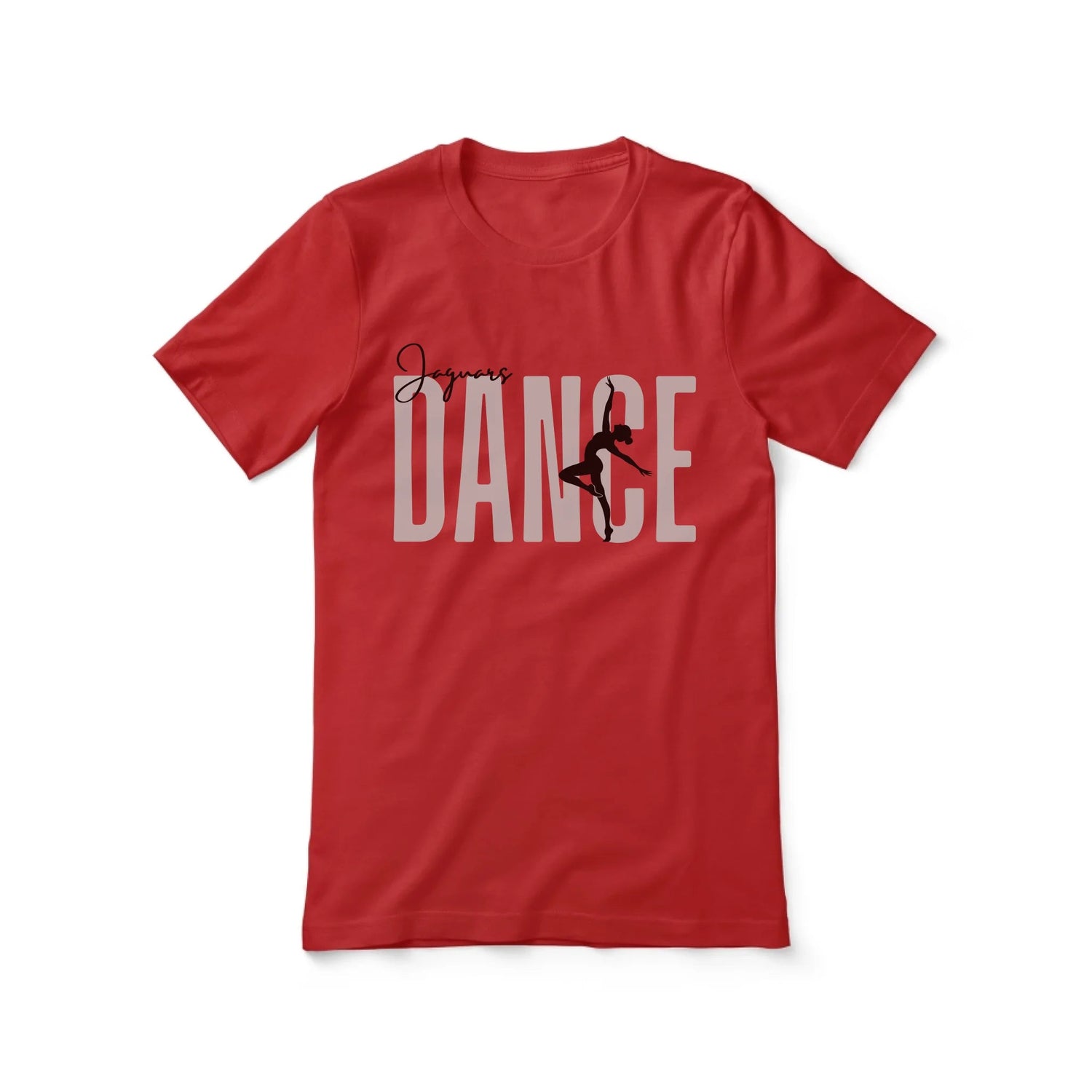 Personalized Dance Shirt With Modern Bold Design on a Unisex T-Shirt
