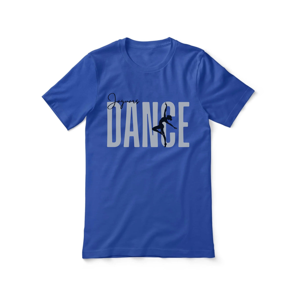 Personalized Dance Shirt With Modern Bold Design on a Unisex T-Shirt