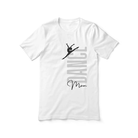 Personalized Dance Mom Shirt With Mascot, Icon, and Dancer Name on a Unisex T-Shirt
