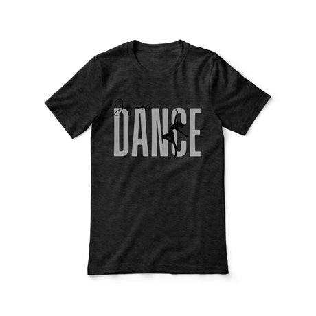 Personalized Dance Shirt With Modern Bold Design on a Unisex T-Shirt