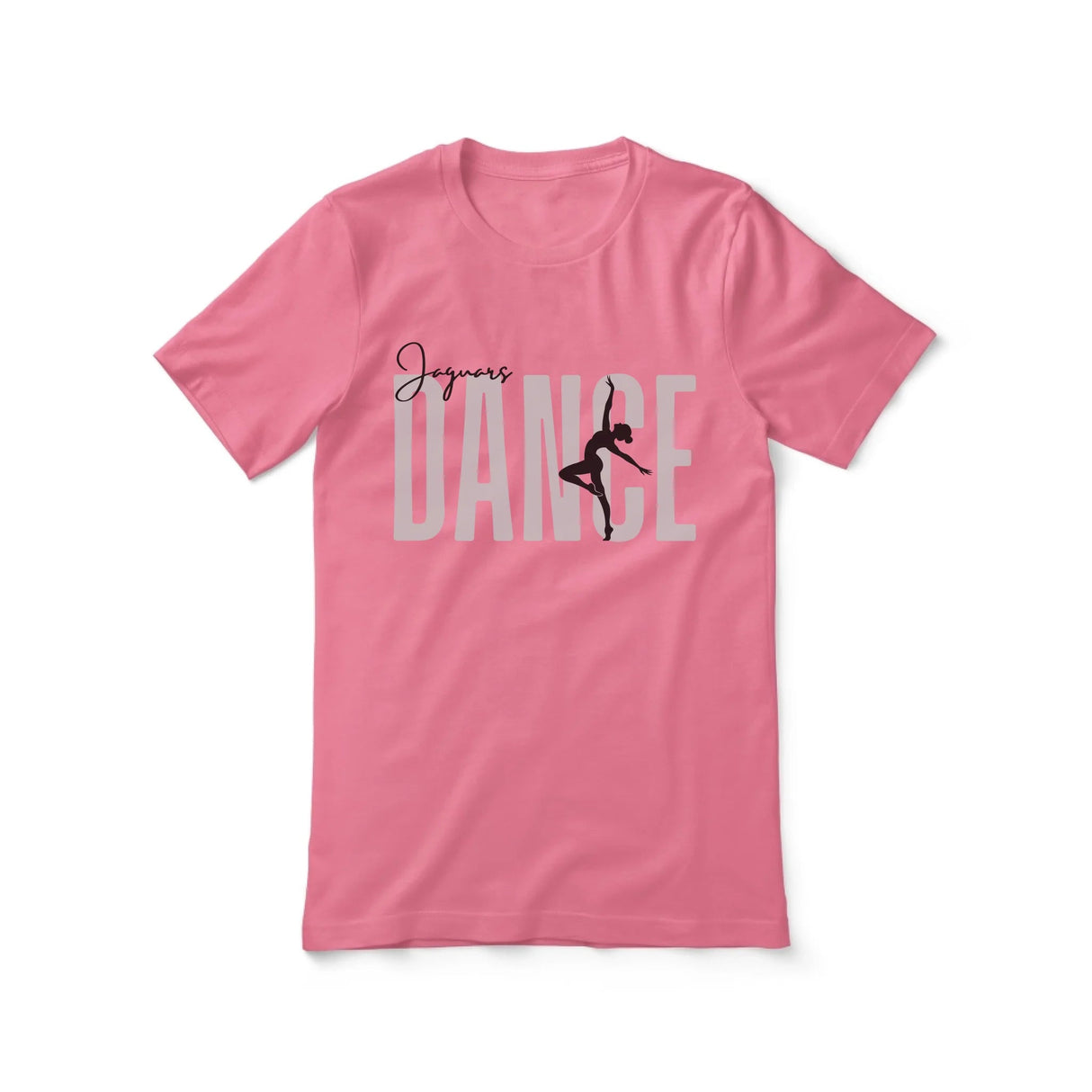 Personalized Dance Shirt With Modern Bold Design on a Unisex T-Shirt
